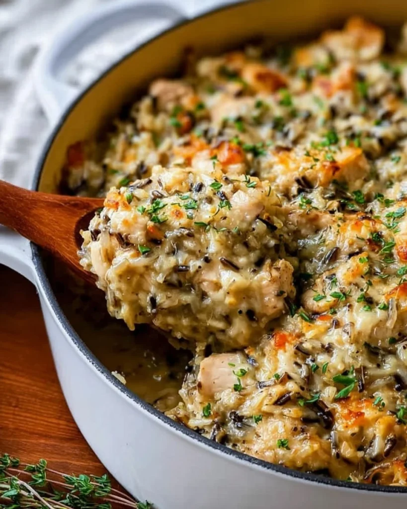 Chicken-Wild-Rice-Casserole-Recipe