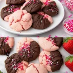 Chocolate-Covered-Strawberry-Cookies-Perfect-For-Your-Sweetheart-Recipe
