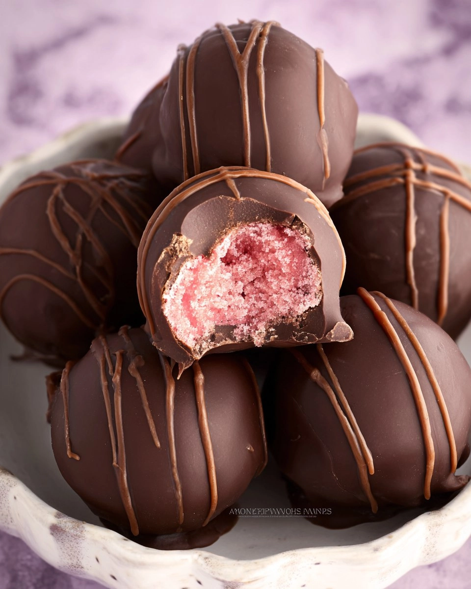 Chocolate Raspberry Truffles