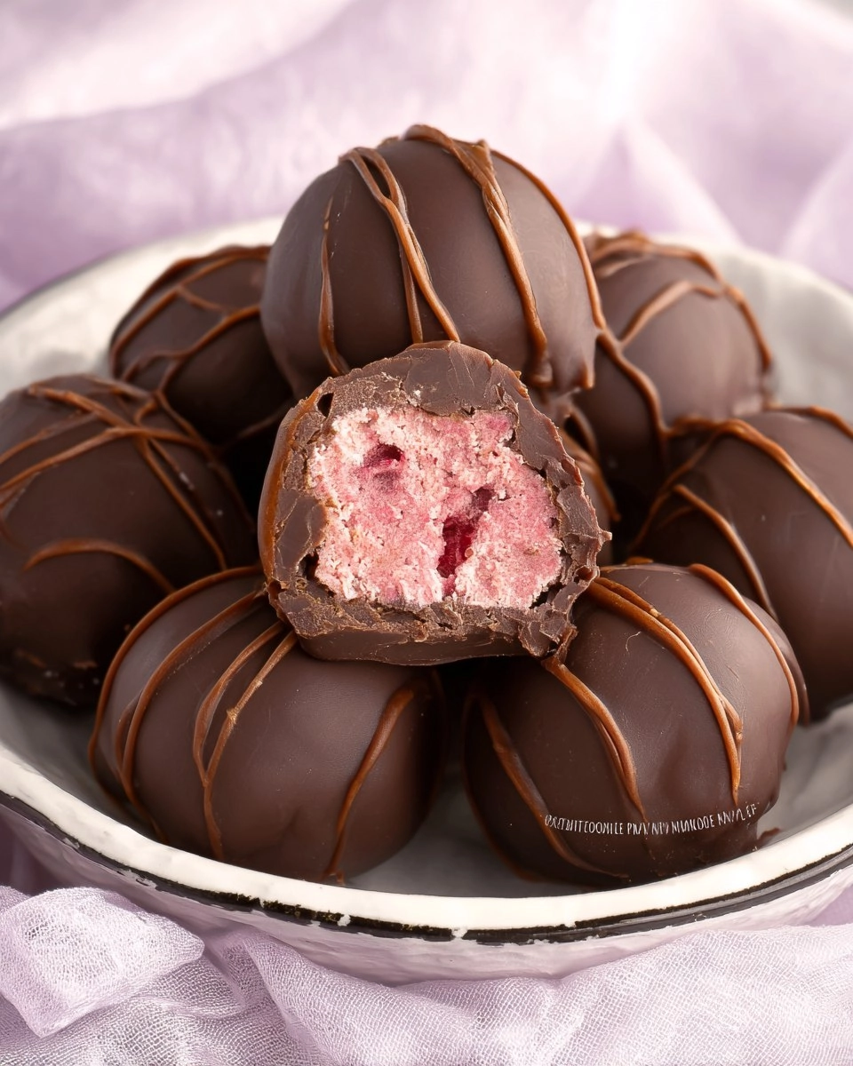 Chocolate Raspberry Truffles