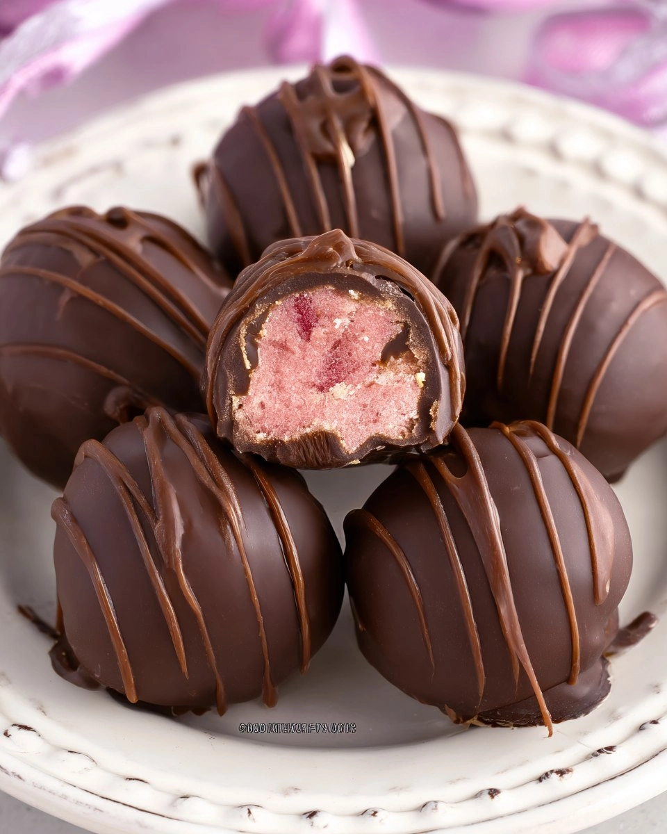 Chocolate Raspberry Truffles
