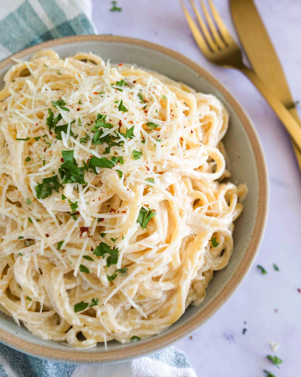 Cottage Cheese Alfredo