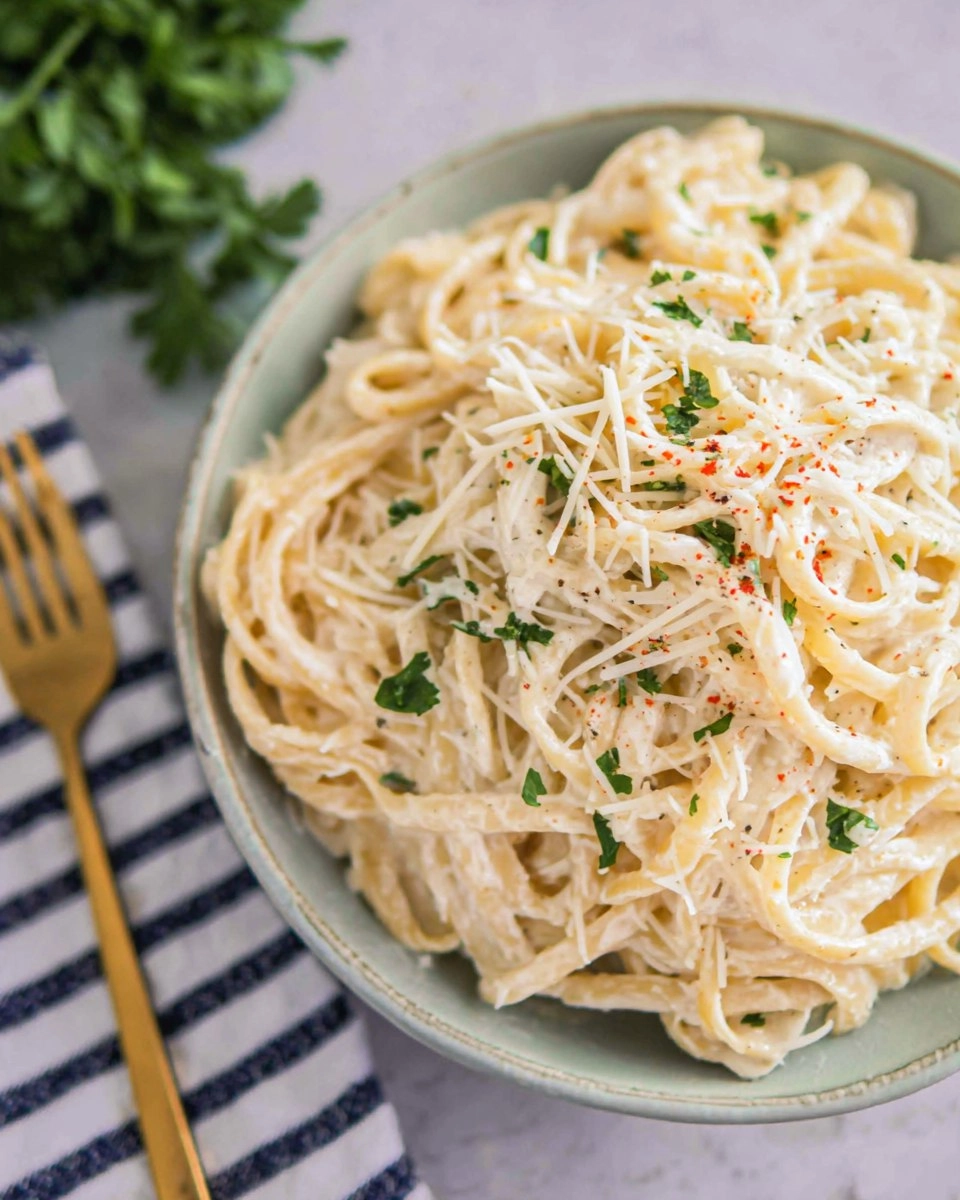 Cottage Cheese Alfredo