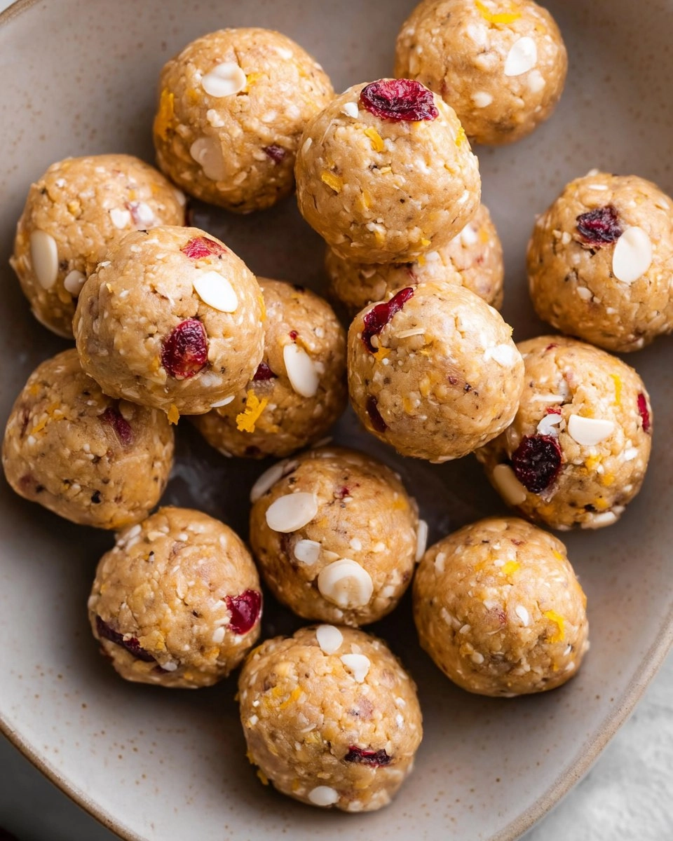 Cranberry Orange Protein Balls