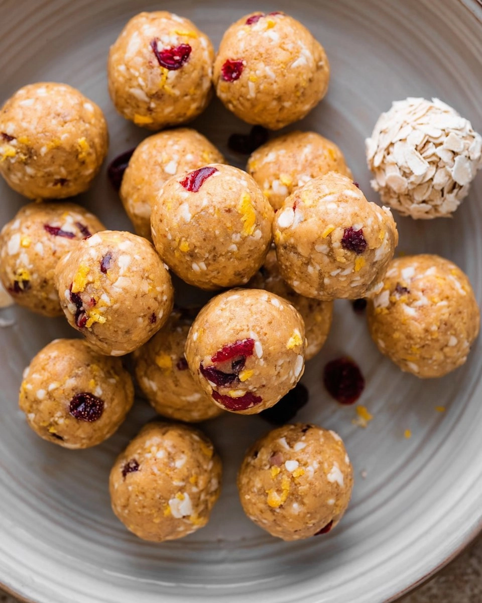 Cranberry Orange Protein Balls