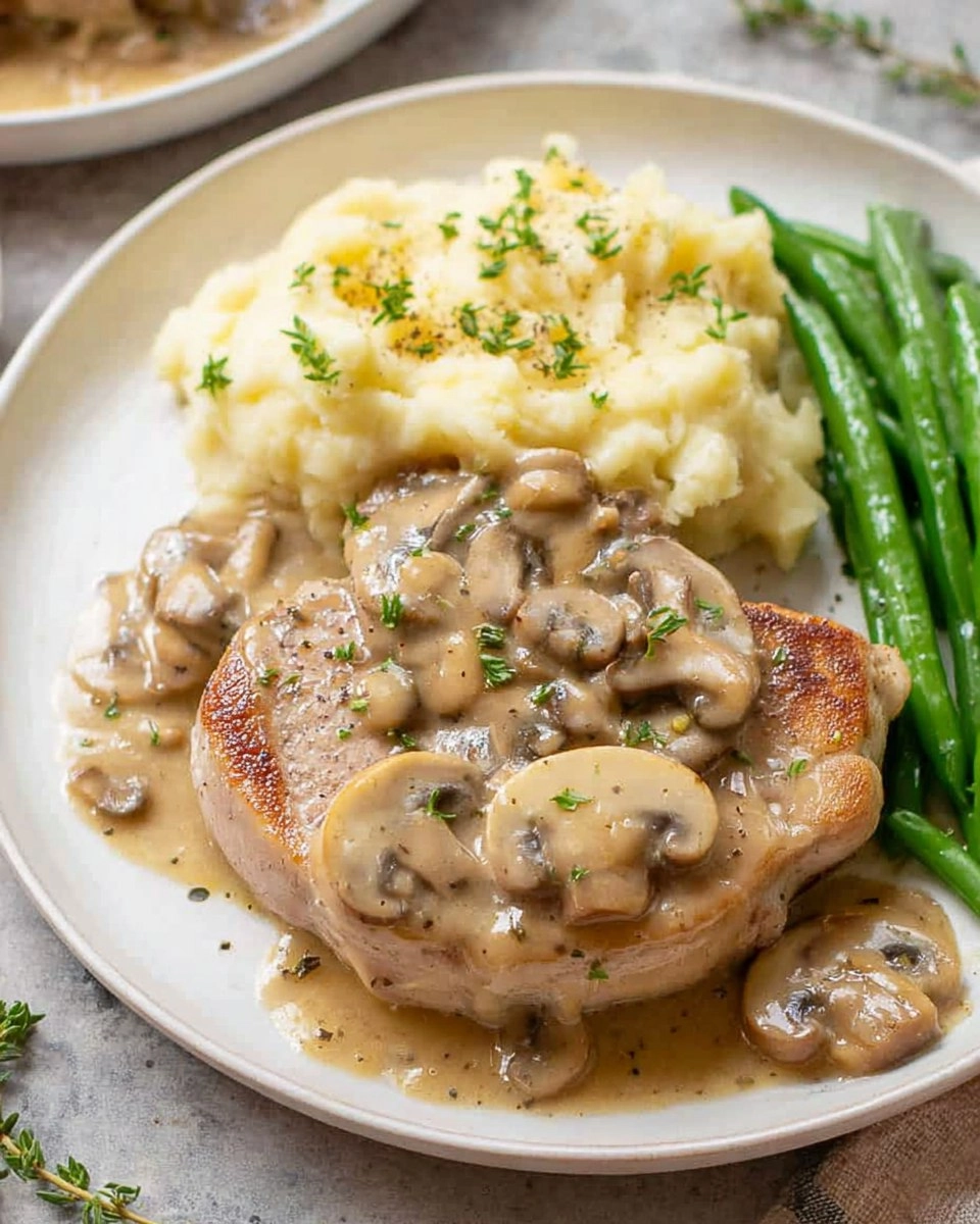 Cream of Mushroom Pork Chops