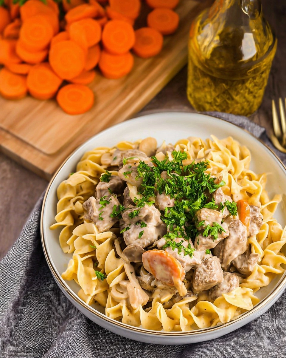 Crockpot Beef Stroganoff