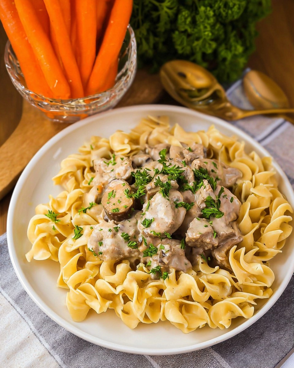 Crockpot Beef Stroganoff