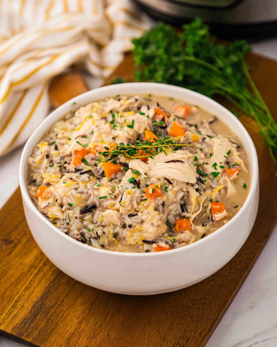 Crockpot Chicken and Wild Rice Soup