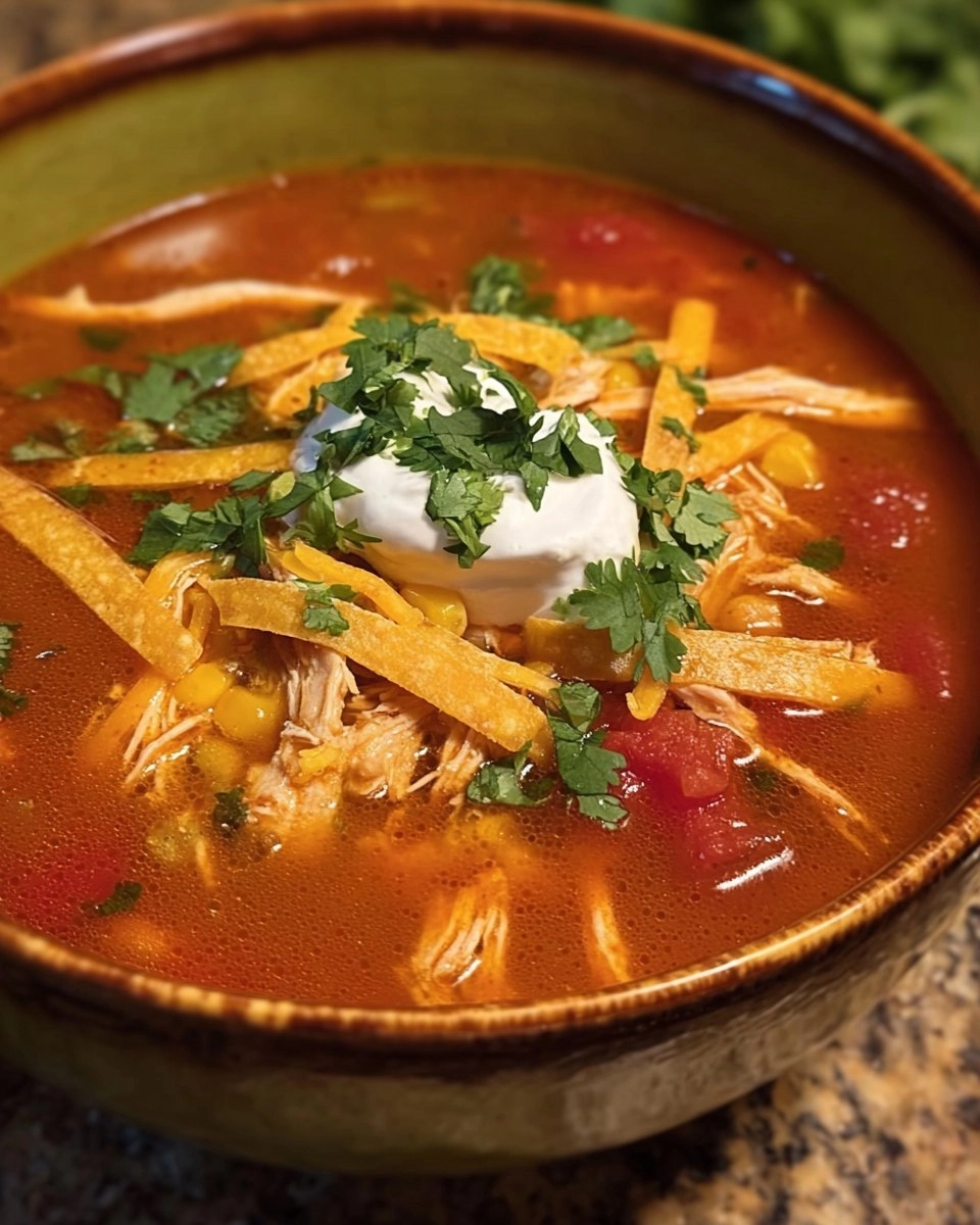 Easy Chicken Tortilla Soup