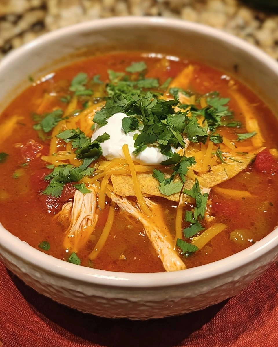 Easy Chicken Tortilla Soup