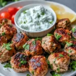 Easy Greek Turkey Meatballs with Tzatziki 128 Easy-Greek-Turkey-Meatballs-with-Tzatziki-Recipe