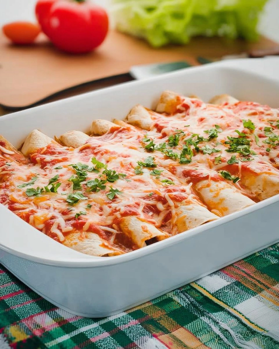 Easy Healthy Chicken Enchiladas