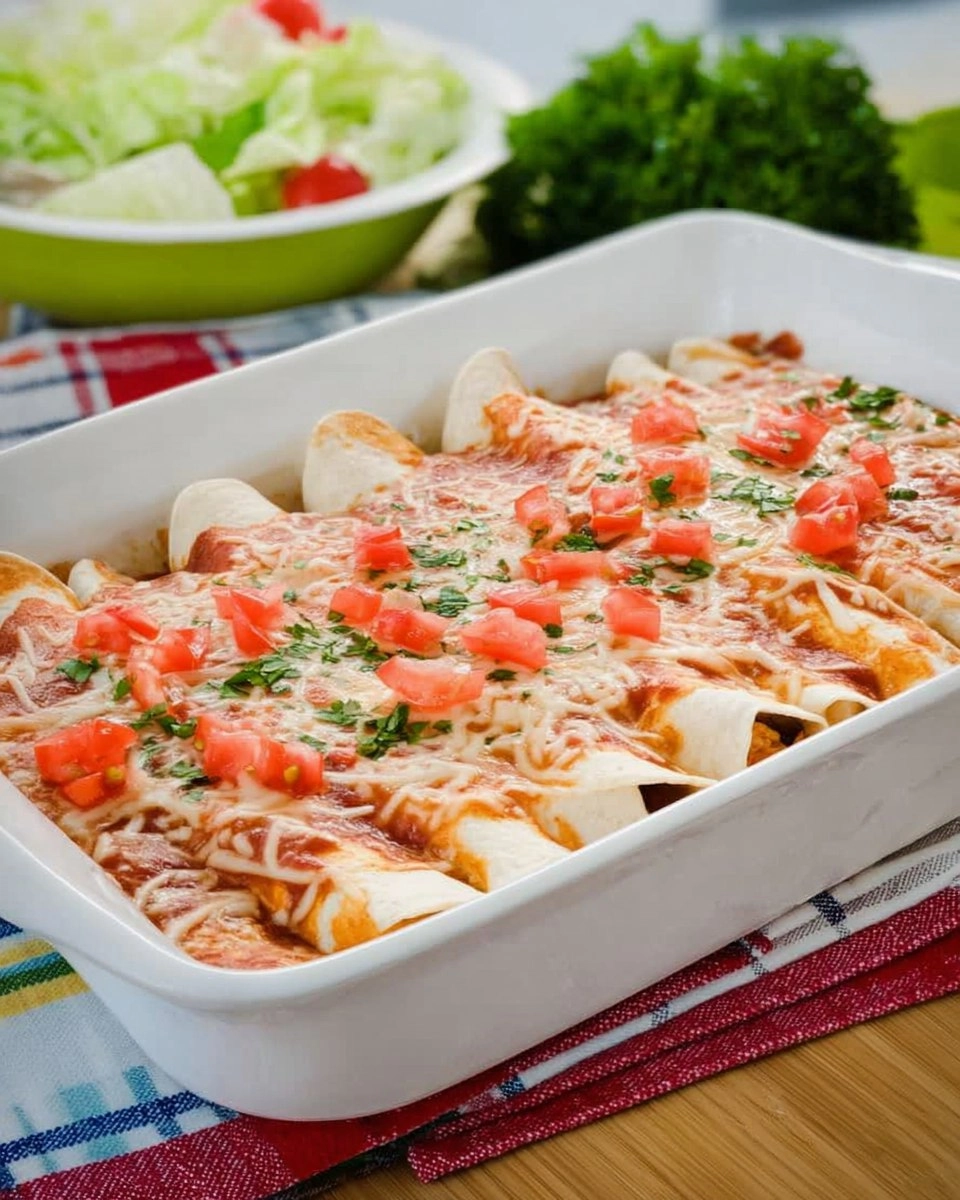 Easy Healthy Chicken Enchiladas