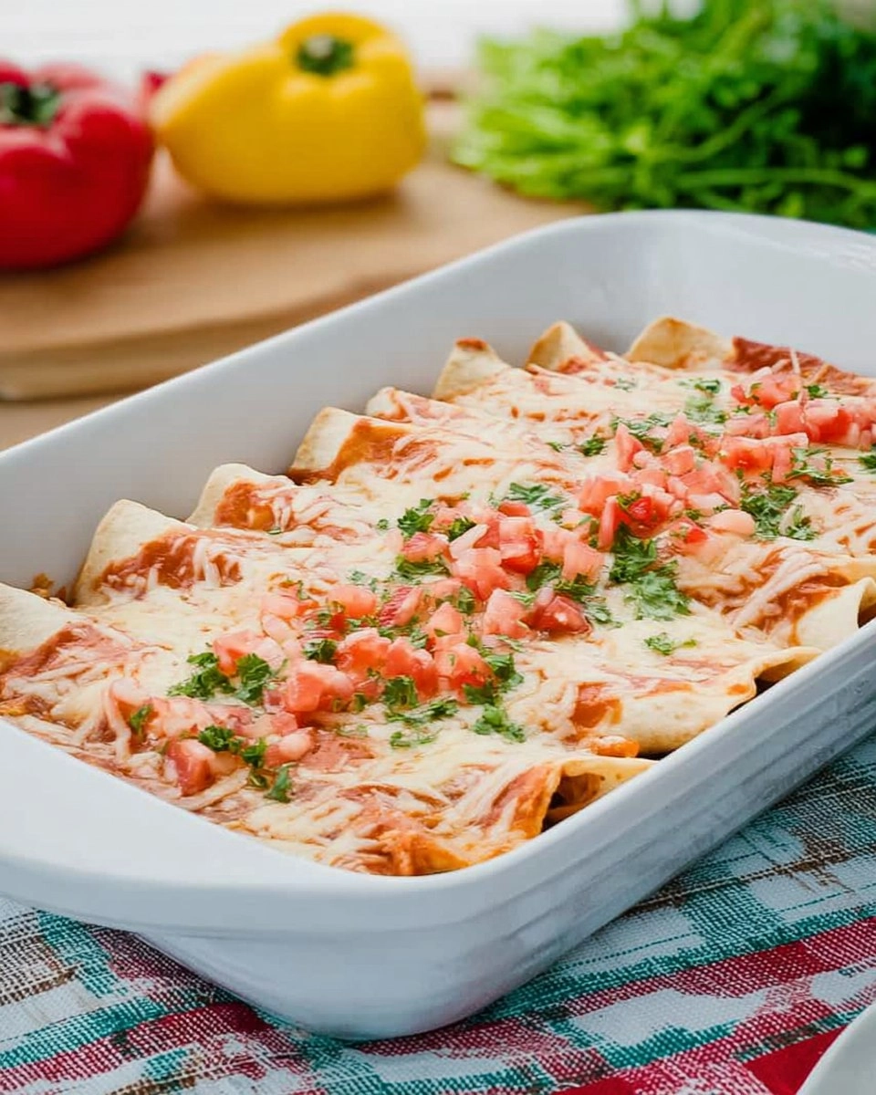 Easy Healthy Chicken Enchiladas