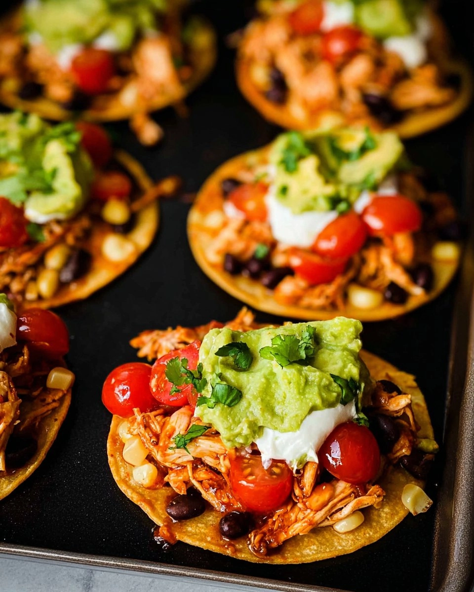 Easy Rotisserie Chicken Tostadas