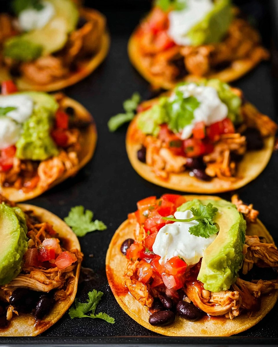 Easy Rotisserie Chicken Tostadas