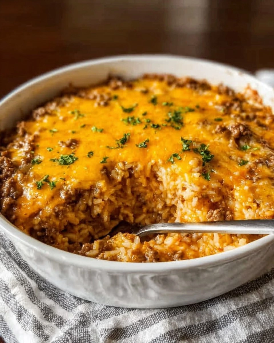 Healthy Cheesy Ground Beef Rice Casserole 106 Healthy Cheesy Ground Beef Rice Casserole