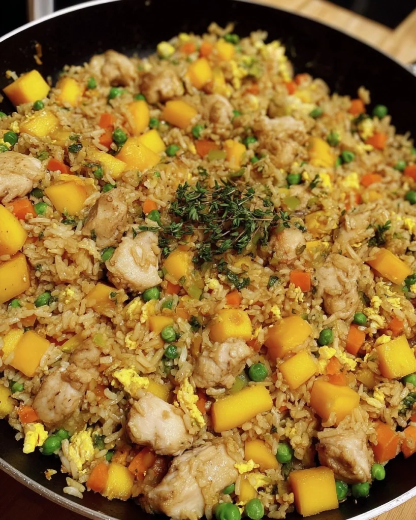 Mango-Chicken-Fried-Rice-Recipe