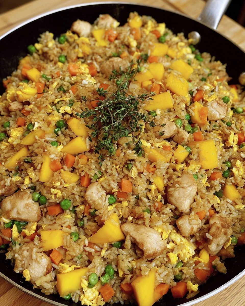 Mango Chicken Fried Rice