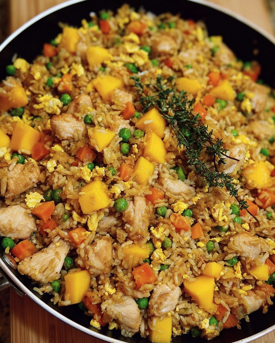 Mango Chicken Fried Rice