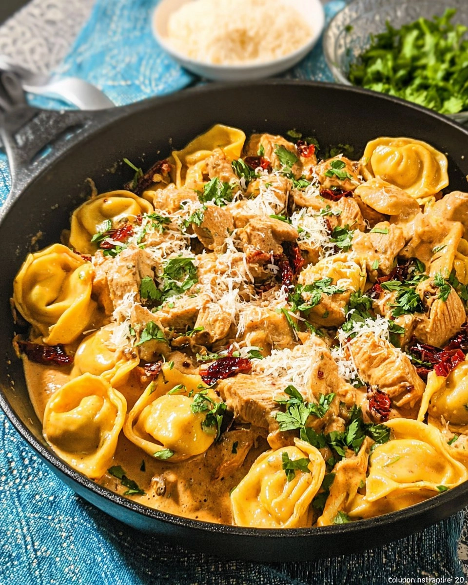 Marry Me Chicken Tortellini (Creamy Mexican Chipotle Sauce)