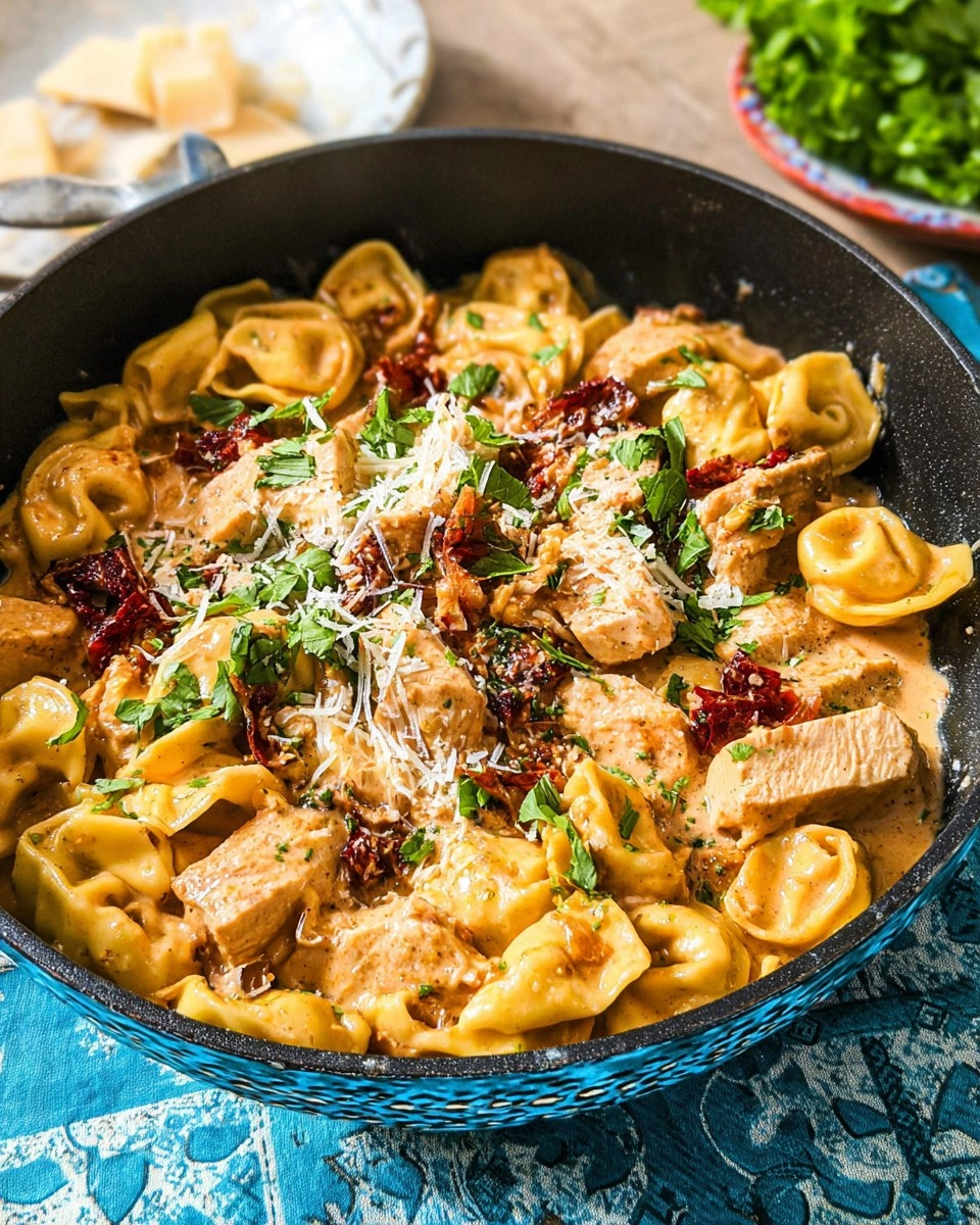Marry Me Chicken Tortellini (Creamy Mexican Chipotle Sauce)