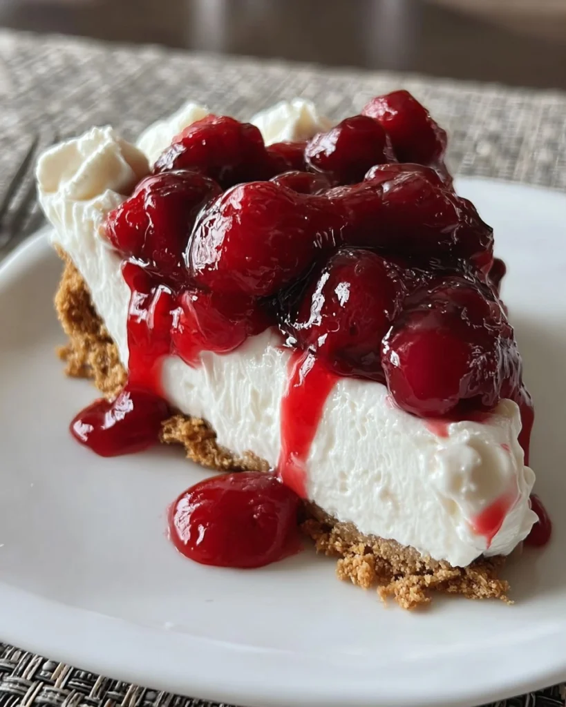 No-Bake-Cherry-Cheesecake-Recipe