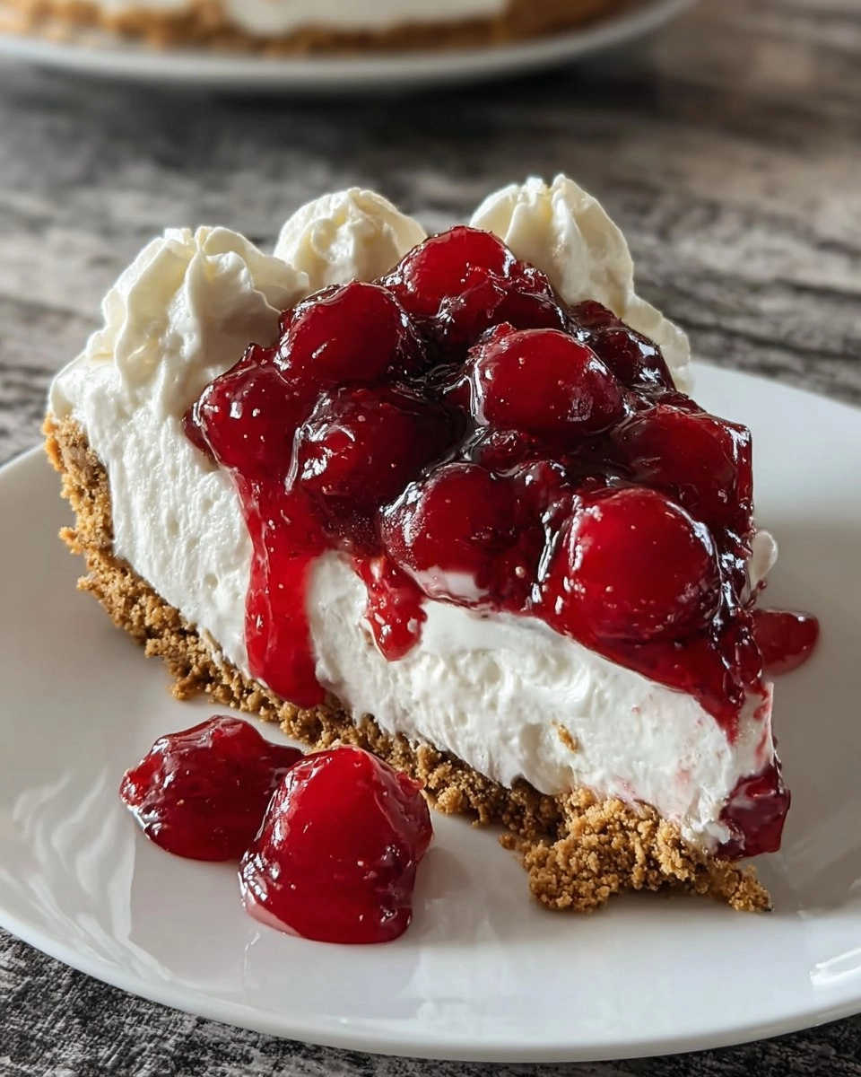 No-Bake Cherry Cheesecake