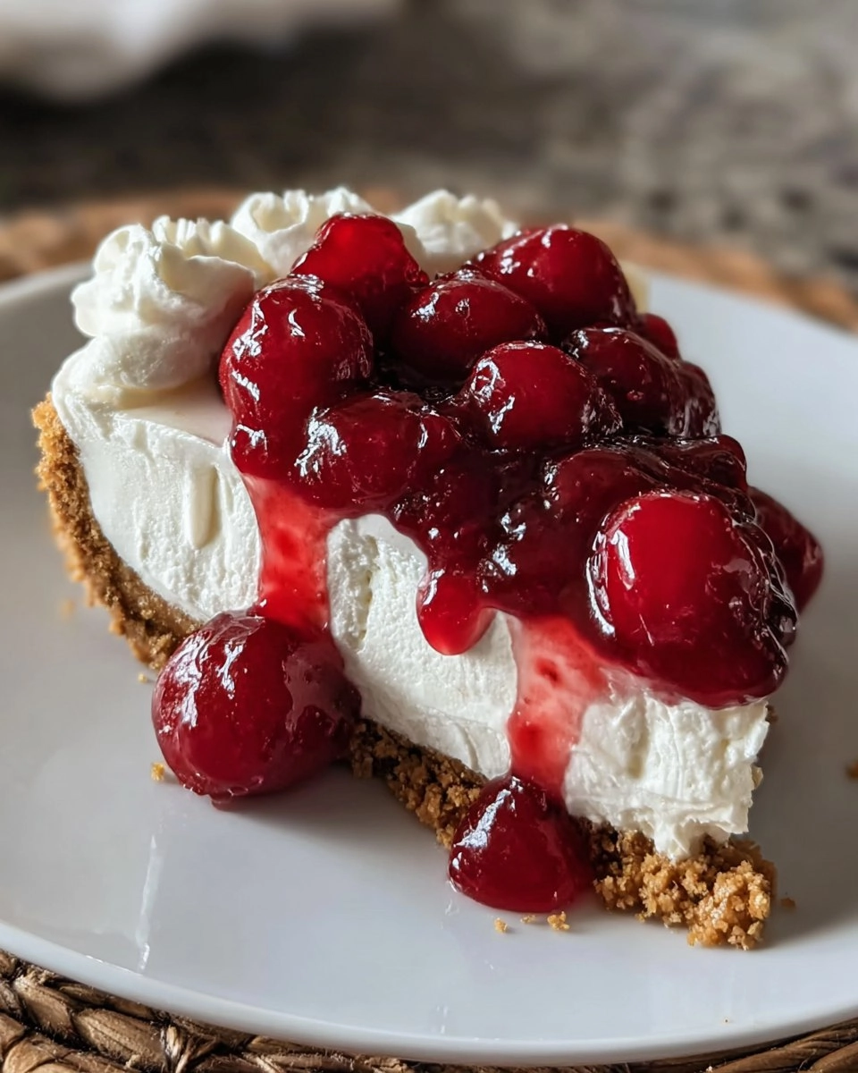 No-Bake Cherry Cheesecake