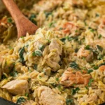 One-Pan-Spinach-Artichoke-Chicken-Orzo-Recipe