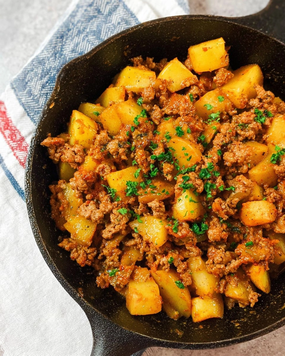 One Pot Ground Beef and Potatoes 102 One Pot Ground Beef and Potatoes