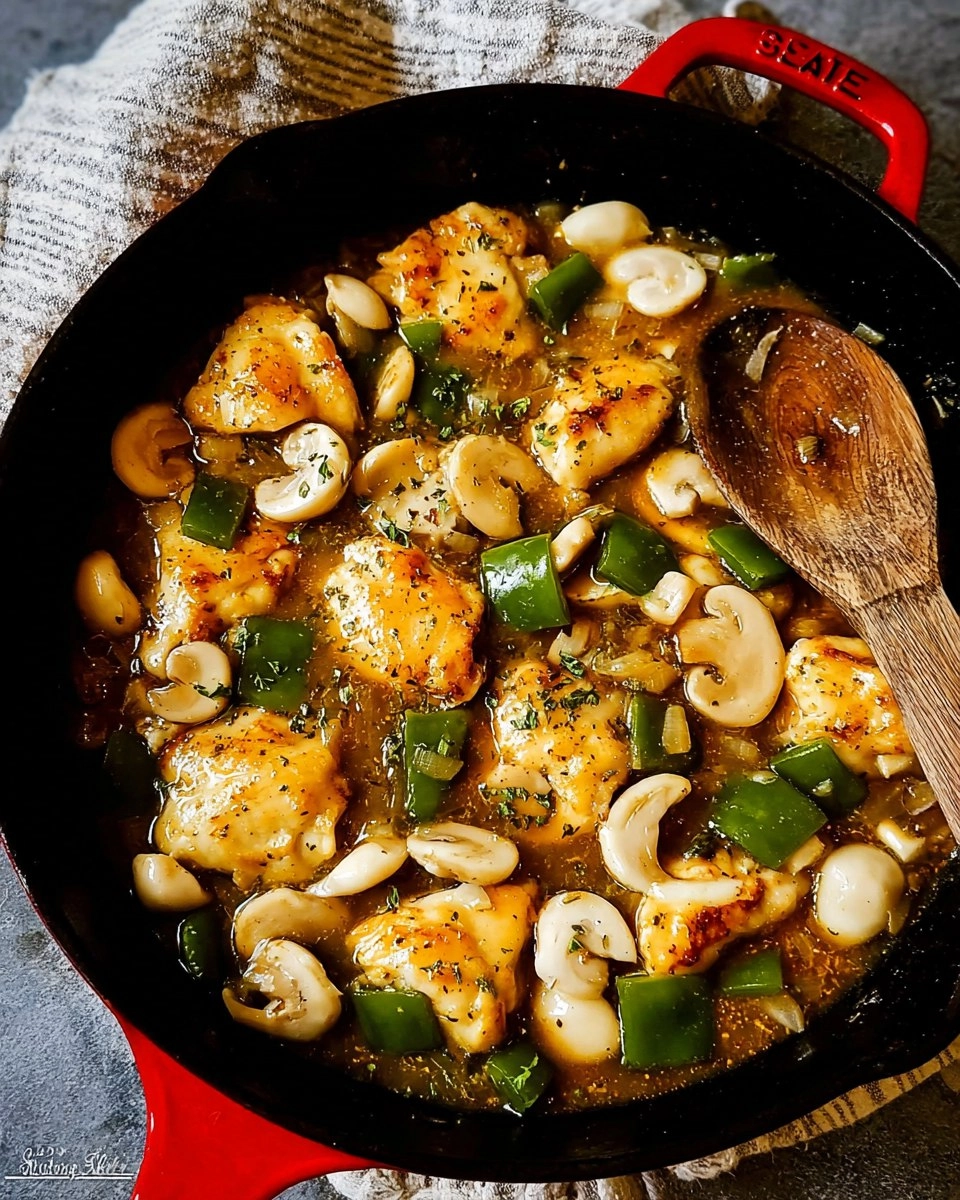 Onion Soup Gravy Chicken Skillet