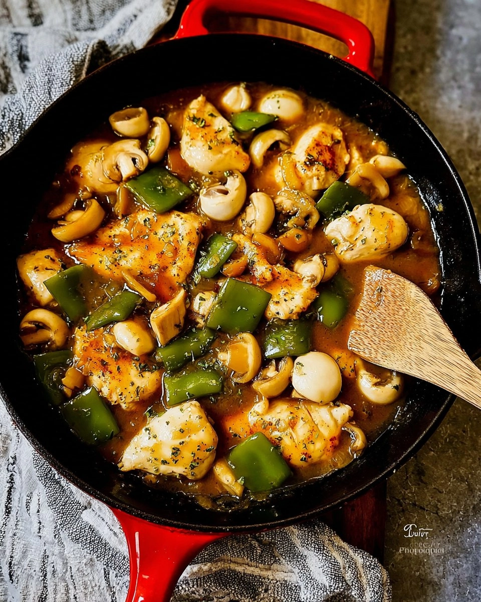 Onion Soup Gravy Chicken Skillet