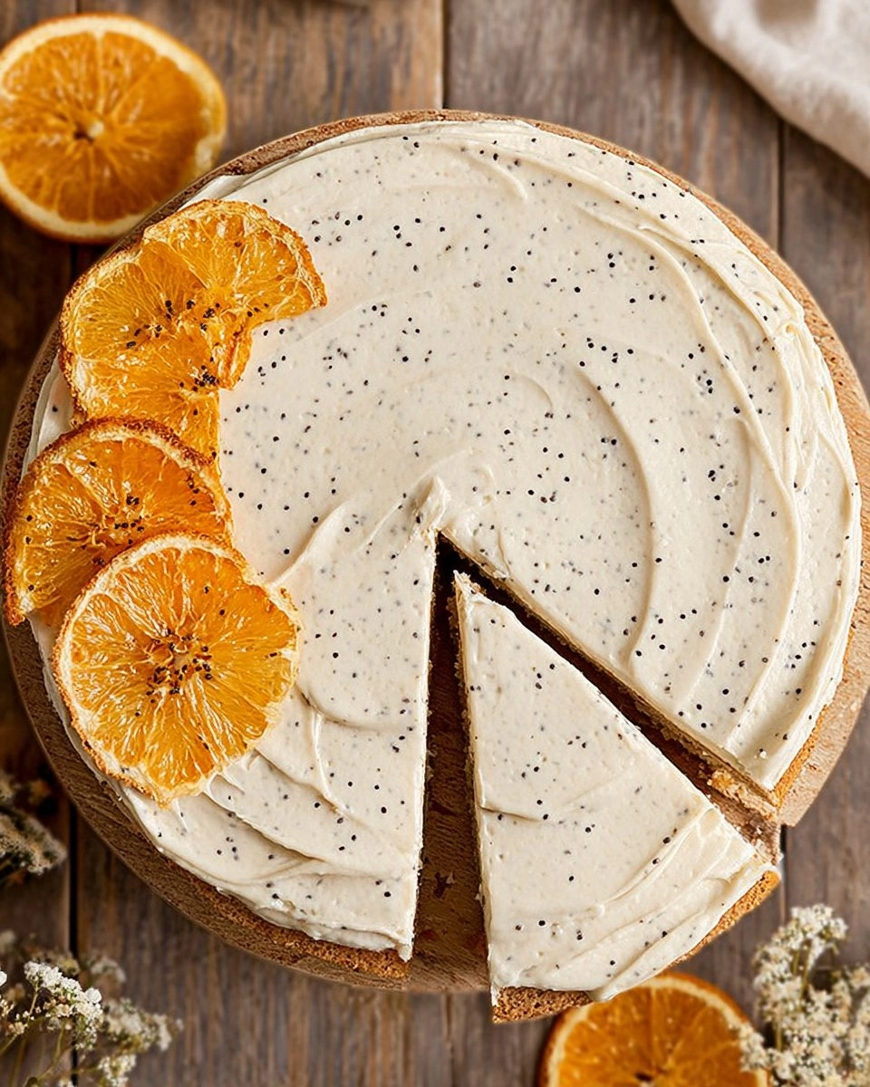 Orange Poppyseed Cake with Cream Cheese Frosting 137 Orange Poppyseed Cake with Cream Cheese Frosting
