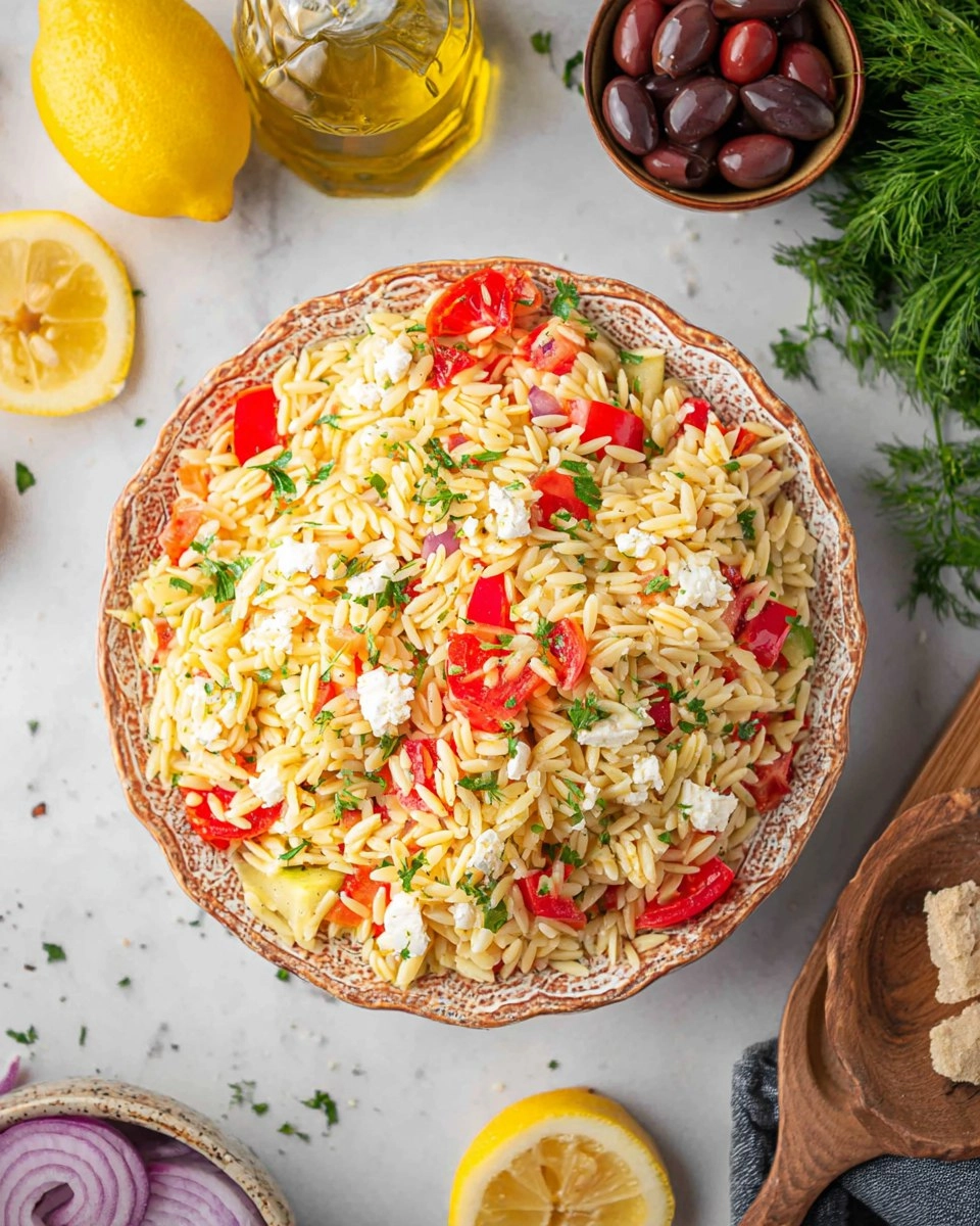 Orzo Lemon Salad 85 Orzo Lemon Salad