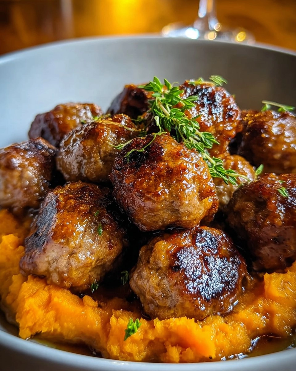 Pork Meatballs Sweet Potato