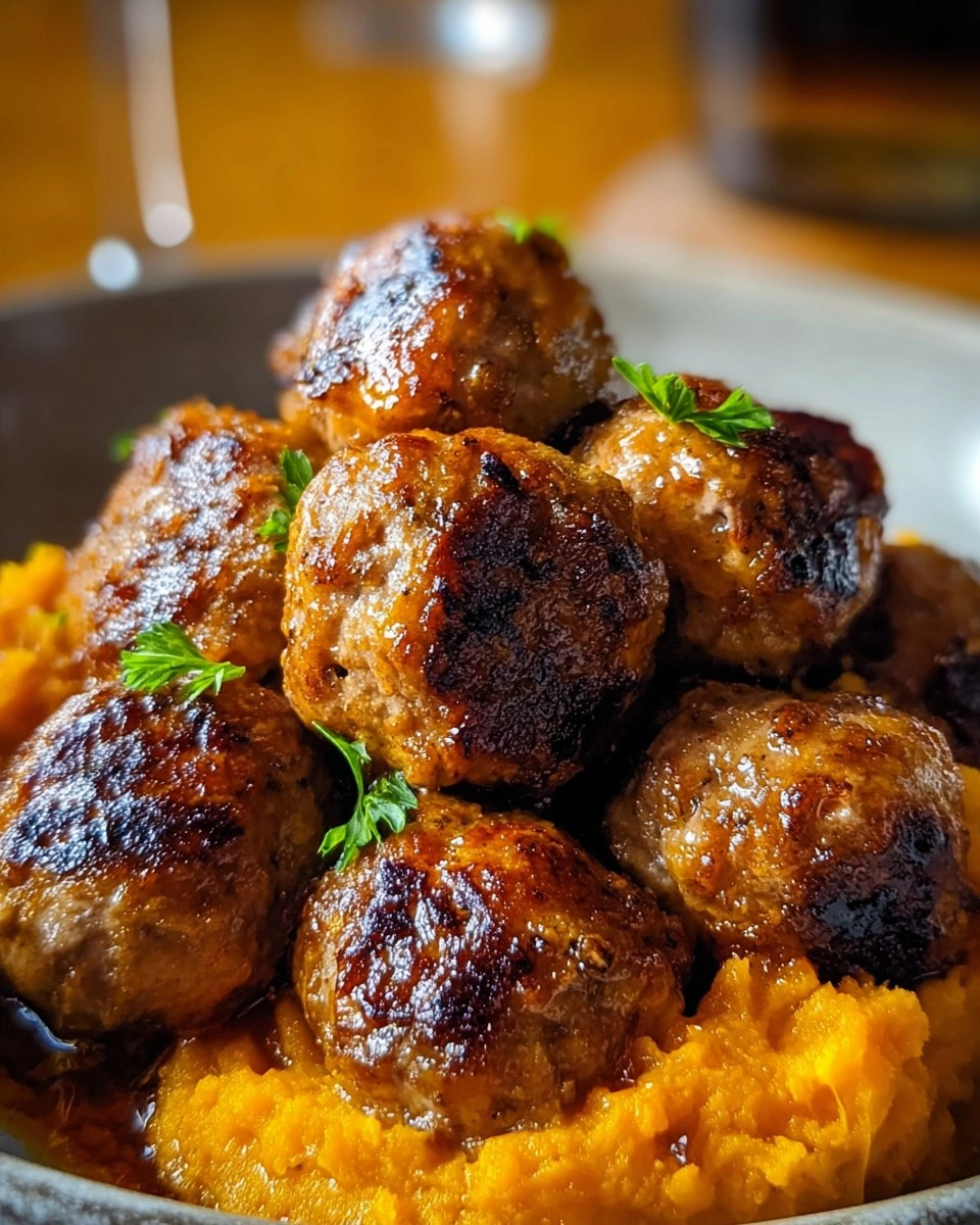 Pork Meatballs Sweet Potato