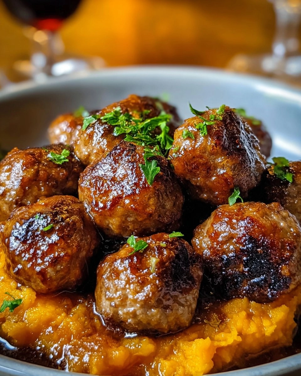 Pork Meatballs Sweet Potato