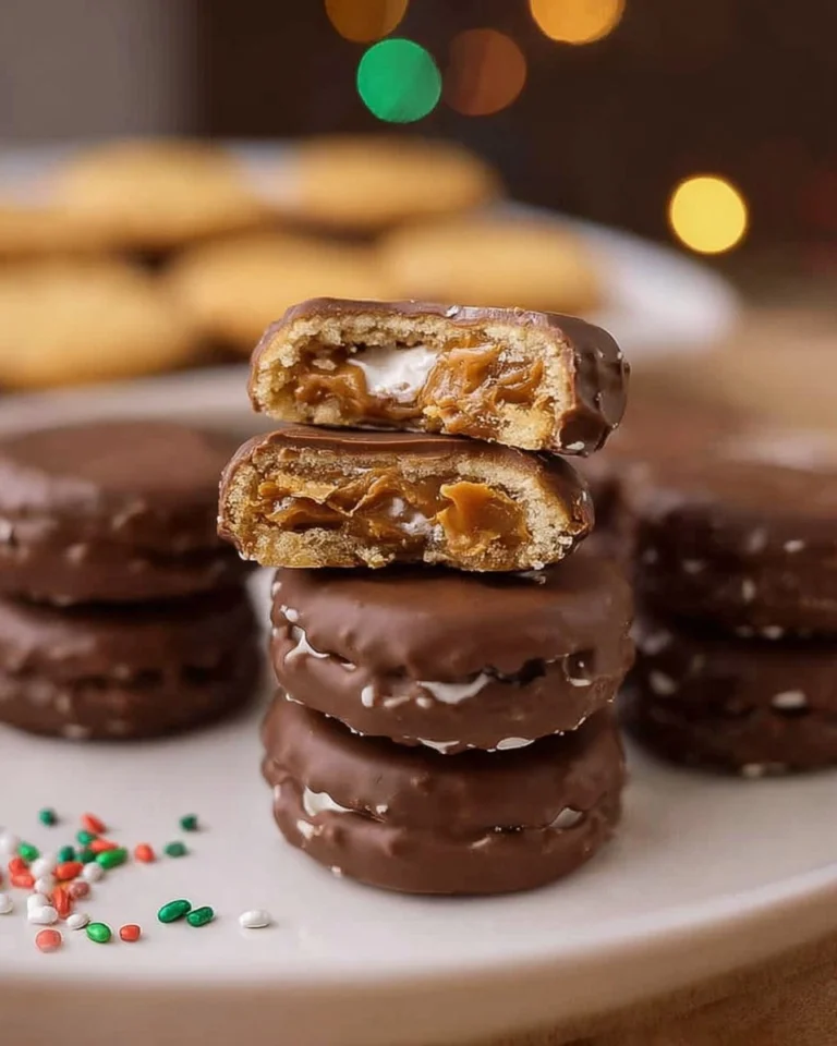 Ritz-Peanut-Butter-Cookies-Easy-No-Bake-Chocolate-Sandwiches-Recipe
