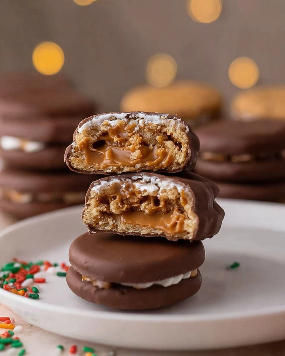 Ritz Peanut Butter Cookies (Easy No-Bake Chocolate Sandwiches)