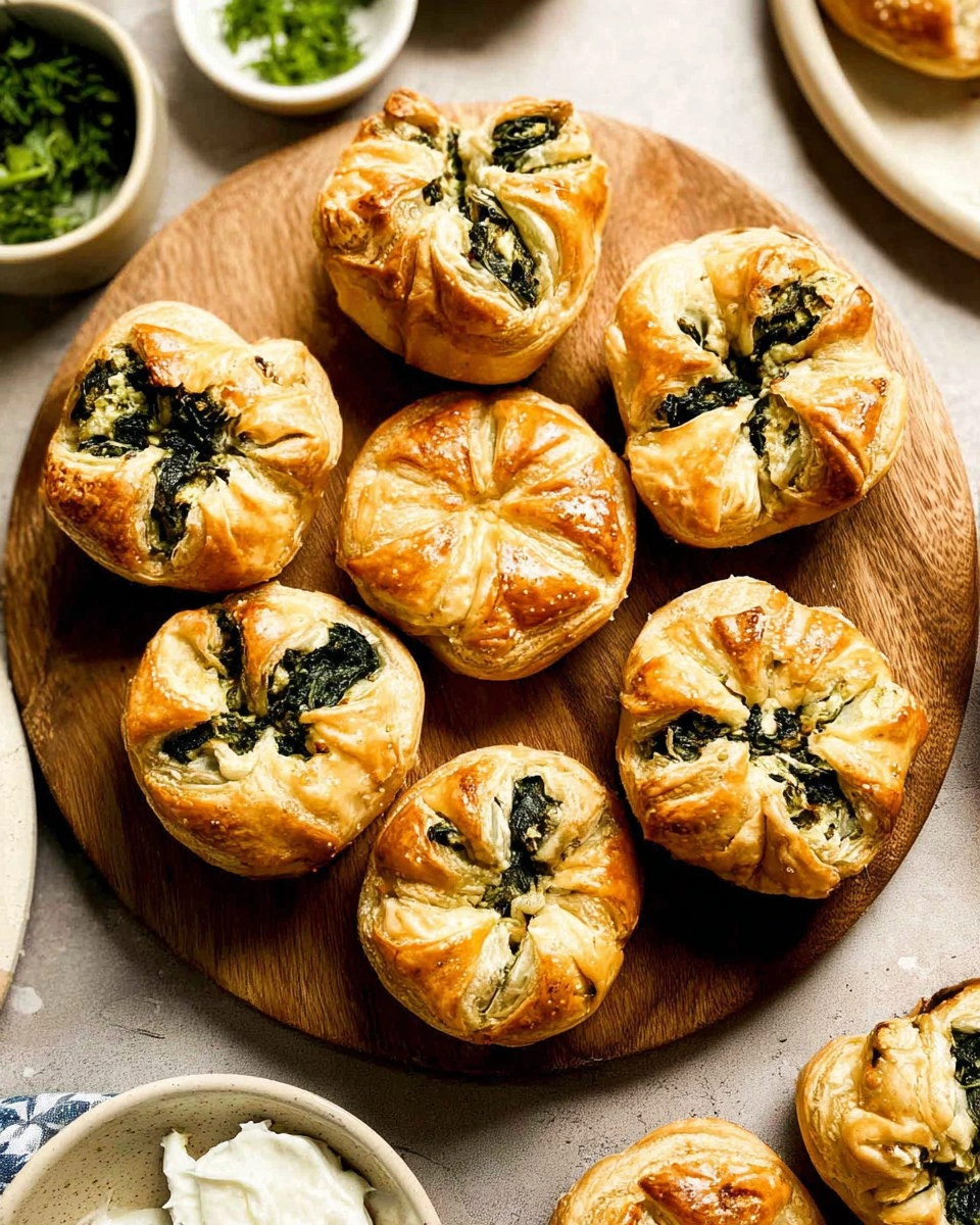 Spinach Puff Pastry Bites