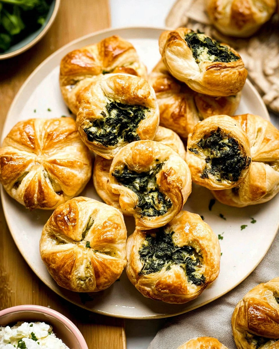 Spinach Puff Pastry Bites