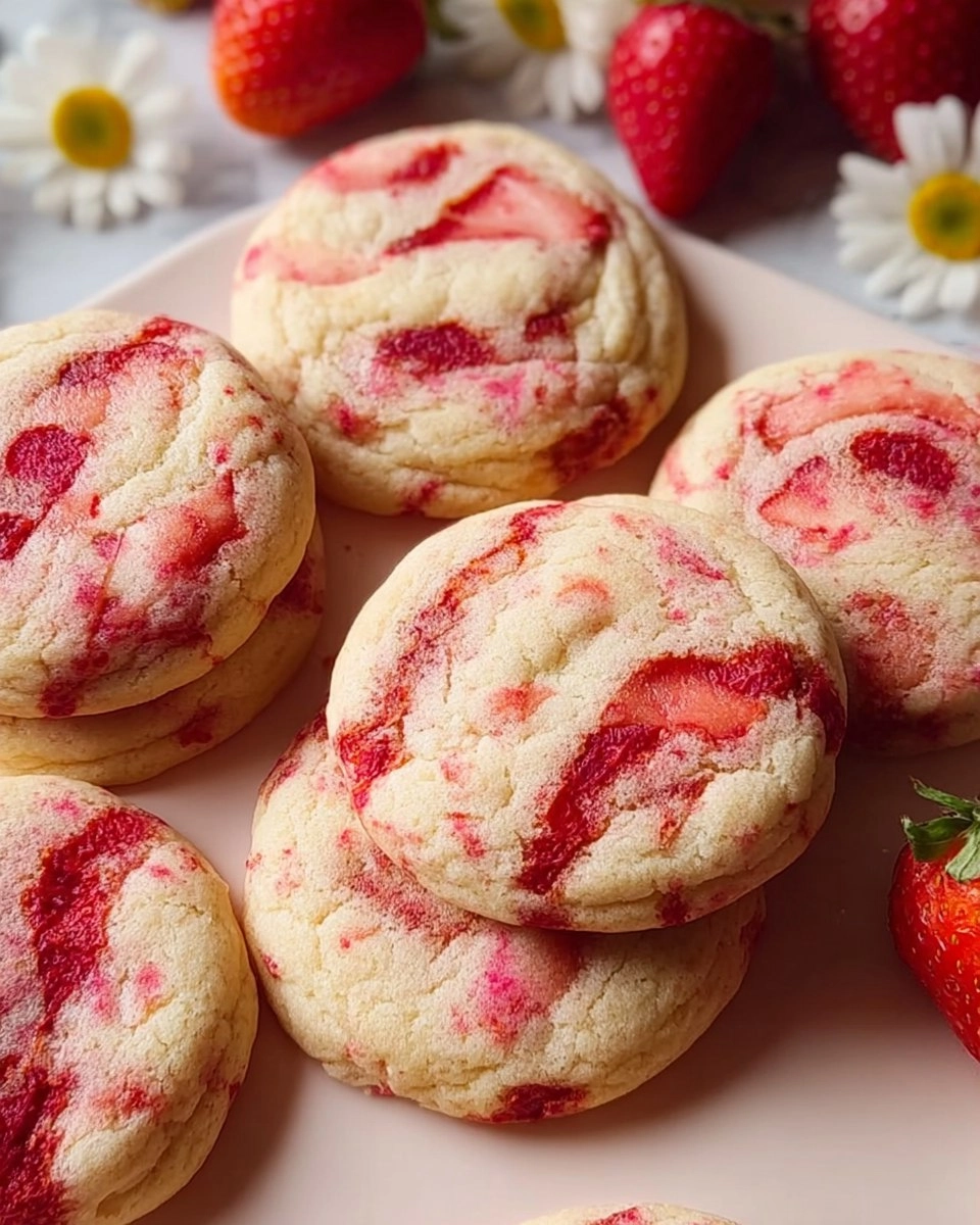 Strawberry Cheesecake Cookies