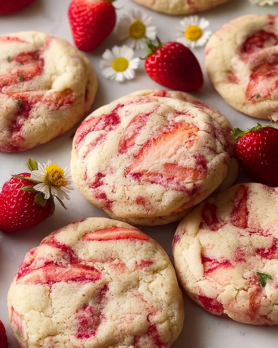 Strawberry Cheesecake Cookies