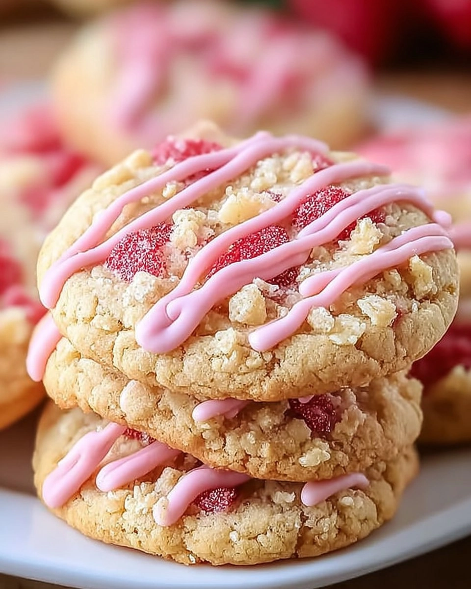 Strawberry Crunch Cookies