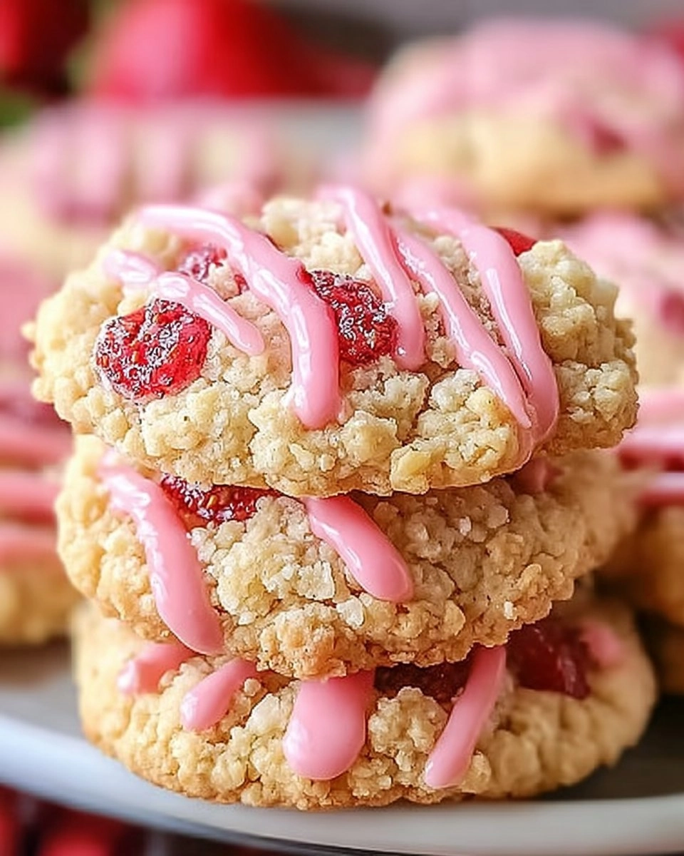 Strawberry Crunch Cookies