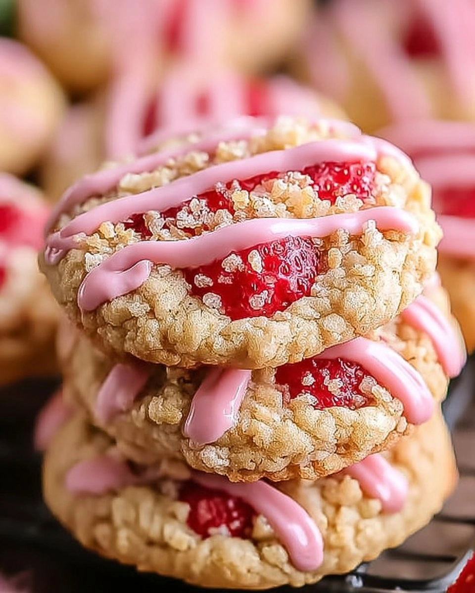 Strawberry Crunch Cookies