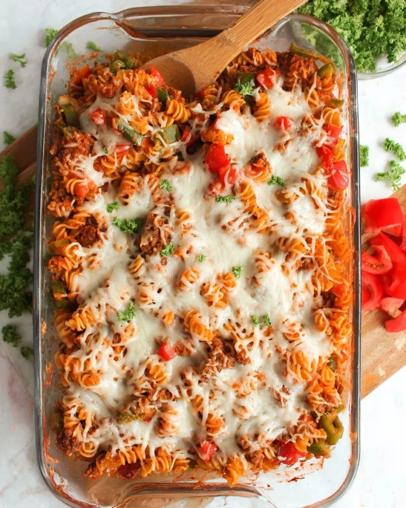 Stuffed-Pepper-Pasta-Bake-Recipe