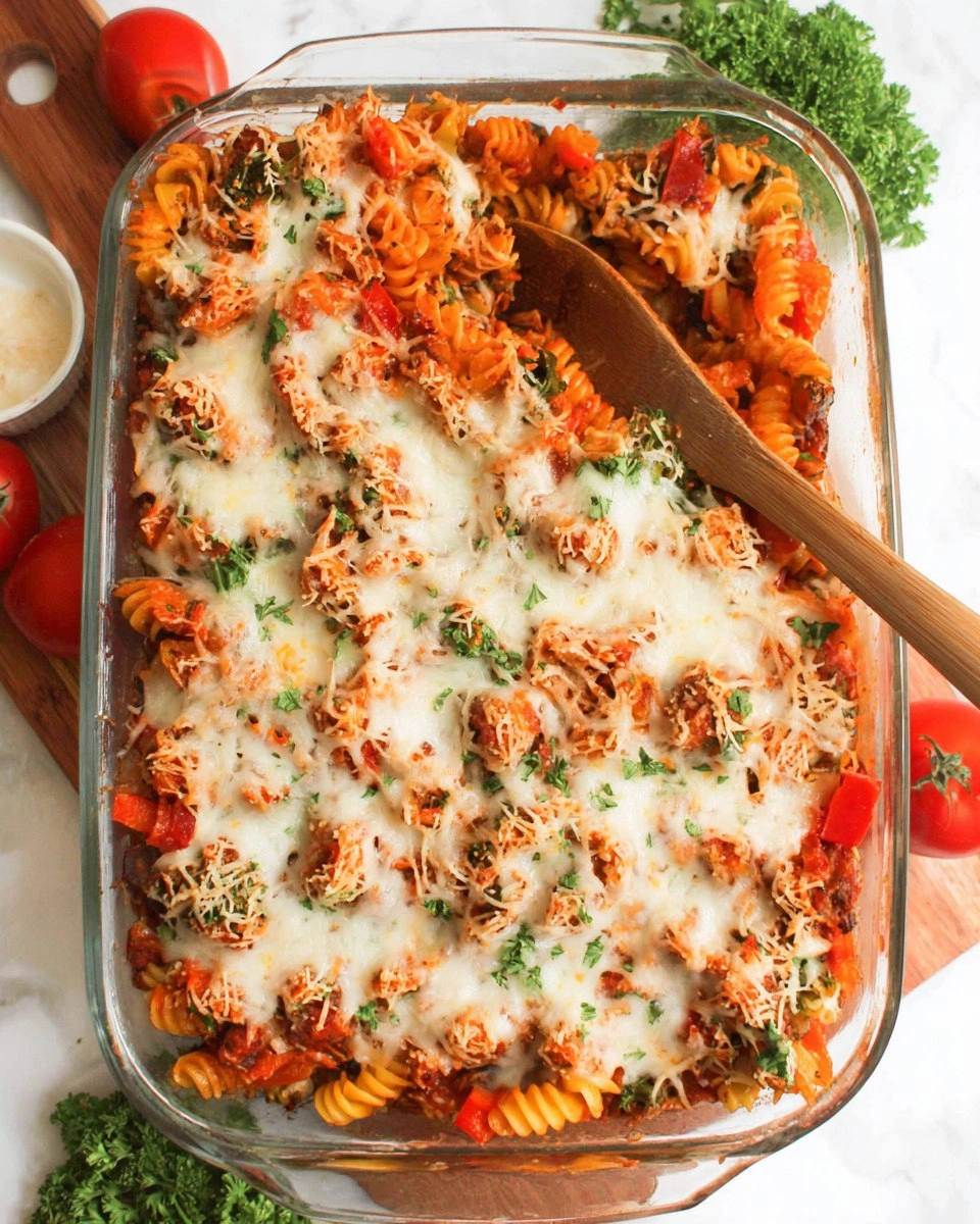 Stuffed Pepper Pasta Bake